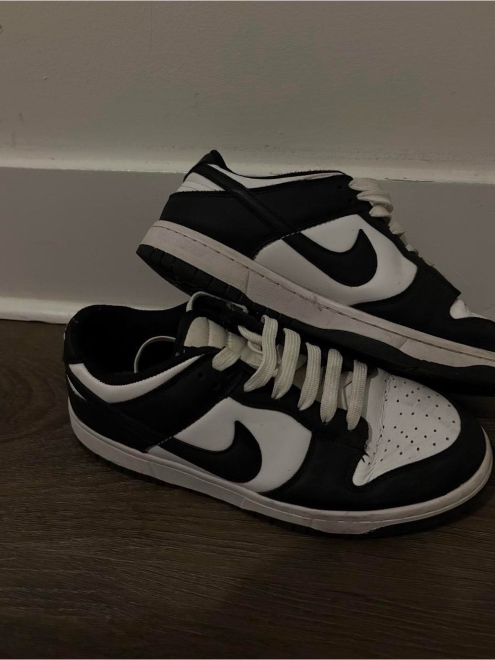 Nike Black and White Low-Top Sneakers